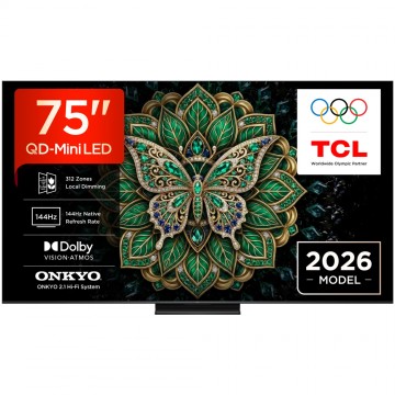 TCL QD Mini-LED 75C6K Pro Smart Τηλεόραση 75" 4K UHD Mini LED HDR (2026)